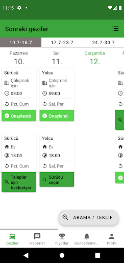 Uygulama önizlemesi