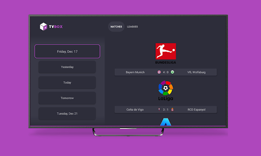 Android application TV Box Android TV screenshort