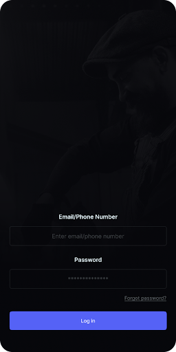 Android application ServiceView screenshort
