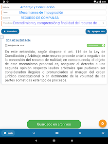 Captura de Pantalla 16 Jurisprudencia Constitucional android