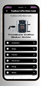 TrueBrew Coffee Maker Guide
