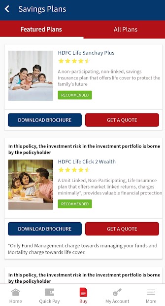 Captura de Pantalla 5 HDFC Life Insurance App android