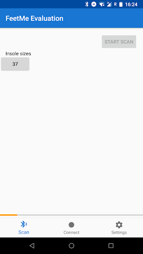 Android application FeetMe Evaluation screenshort