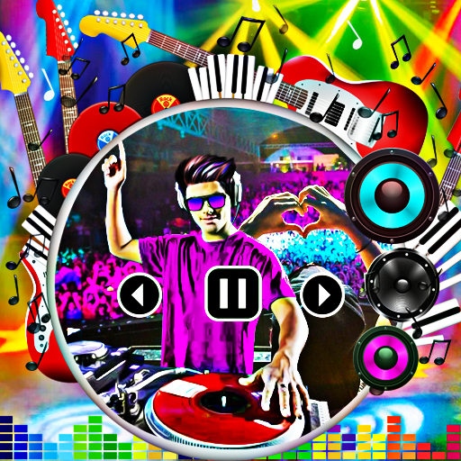 DJ photo video maker with song logo