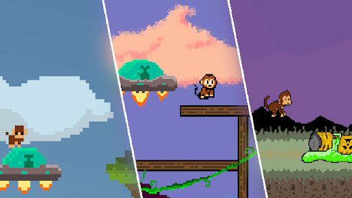 Android application Monkey vs. Alien - Runner screenshort