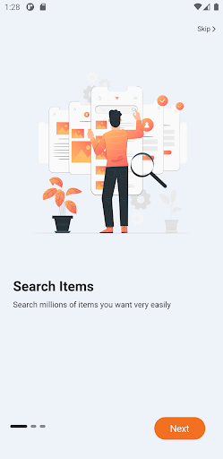Android application Wheel Cart screenshort
