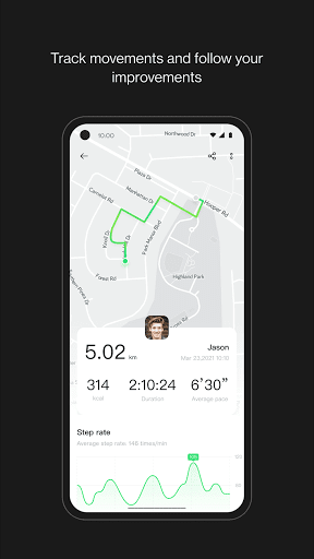 Screenshot of OnePlus Health