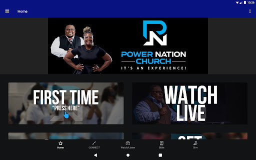 Screenshot of Power Nation Church
