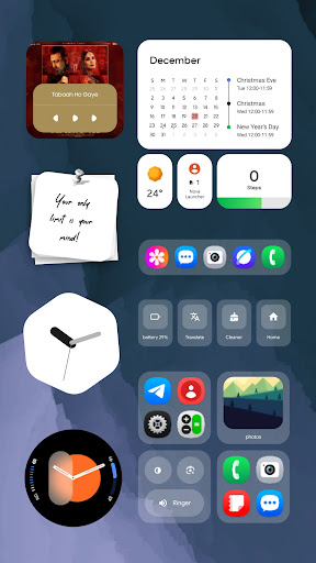 OneUI 7 KWGT LiTE Screenshot 1 - AppWisp.com