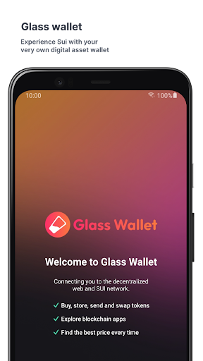 Android application Glass Wallet | Sui Wallet screenshort
