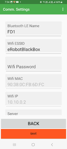 eROBOT BlackBox WIFI Screen 3