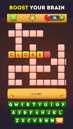 Crossword Puzzle in English - Screenshot 1