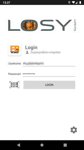 Android application EASY Business Scan screenshort