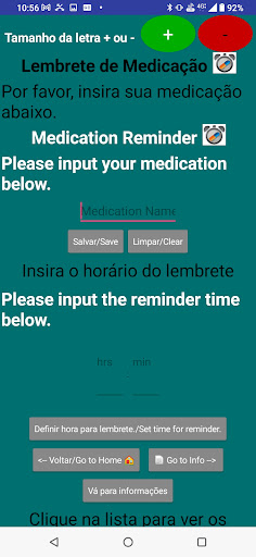RTS - Lembrete de medicação Screen 2