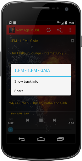 New Age MUSIC Radio Screen 3