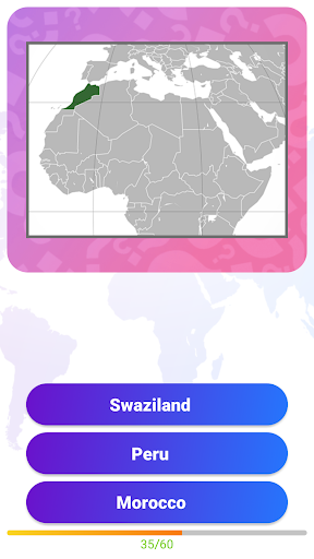 World Geography Quiz Game Screen 3