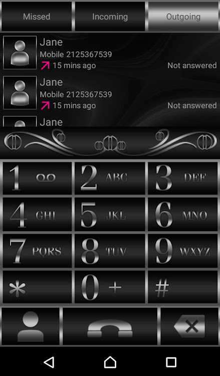 Abstract Carbon Dialer theme - 1.0 - (Android)