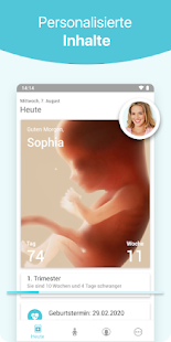 Schwangerschaft + | Tracker-App, jede Woche in 3D 5.14.1 APK screenshots 1