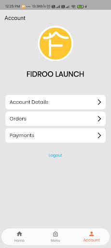 Fidroo Homechef Screen 3