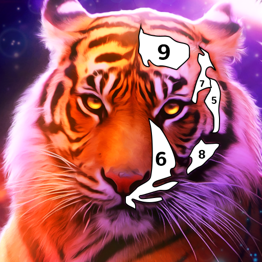 Tiger Malbuch Farbspiel