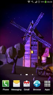 Pamje nga Paper Windmills 3D Pro lwp