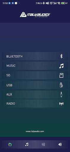 Android application ITALY AUDIO screenshort