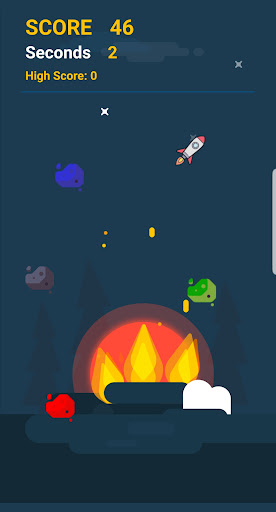 Android application Meteor Smash screenshort