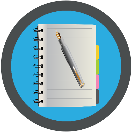 Secure notepad notes checklist logo