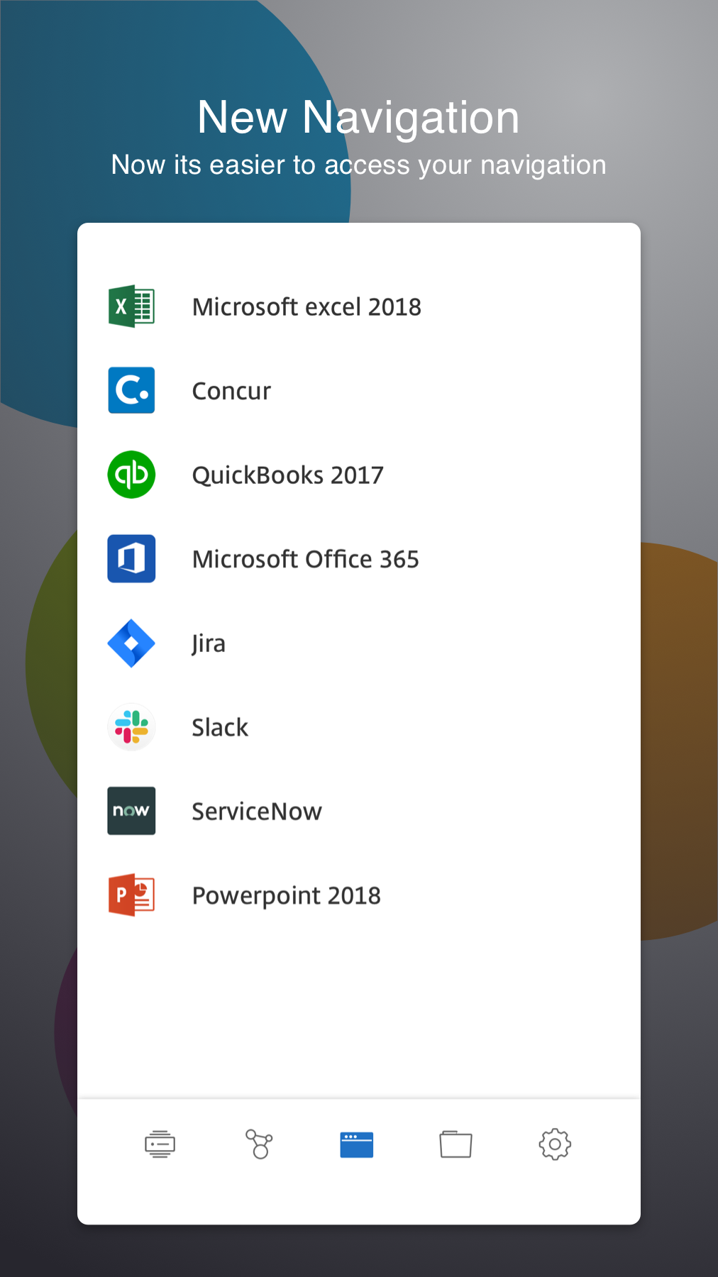 Android application Citrix Workspace screenshort