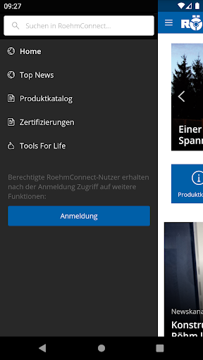 RoehmConnect Screen 2