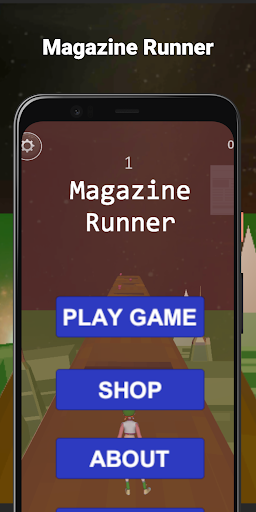 Android application Magazin Runner 3d Game screenshort