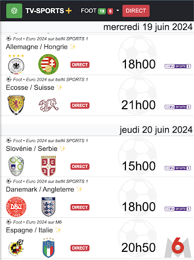 Programme TV Sport Screen 2