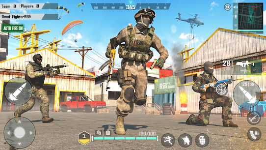 Gun Shooting Game MOD APK :War Game 3D (GOD MODE/DUMB ENEMY) 1