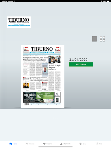 Tiburno edicola  digitale