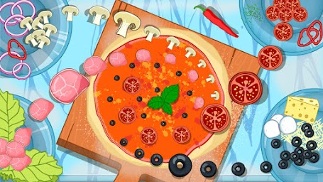 Pizza maker. Cooking for kids