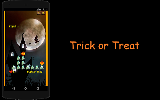 Android application Trick or Treat screenshort