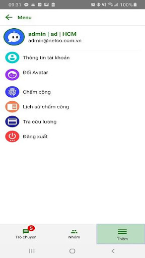 Netco Chat Screen 2