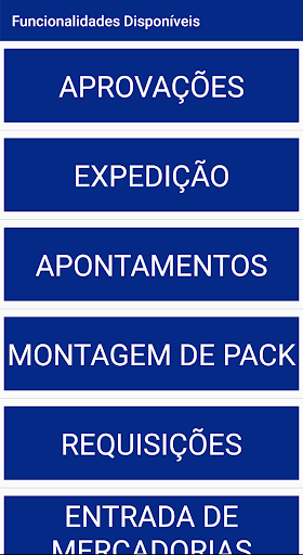 Android application APP Agrupador screenshort