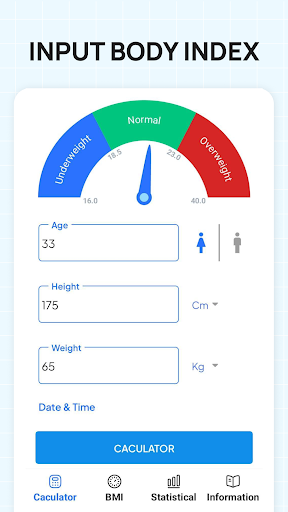 Weight Tracker: BMI, BMR, LBM Screenshot 1 - AppWisp.com