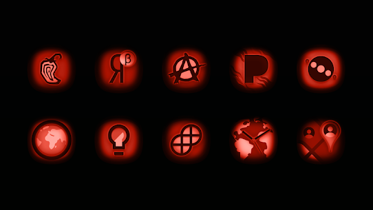 InfraRED – Stealth Red Icon Pack 1.6 Apk 3