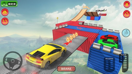 Crazy Car Driving Simulator Apk  Impossible Sky Tracks app mod 5