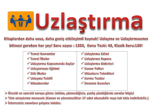 Android application Uzlaştırma screenshort