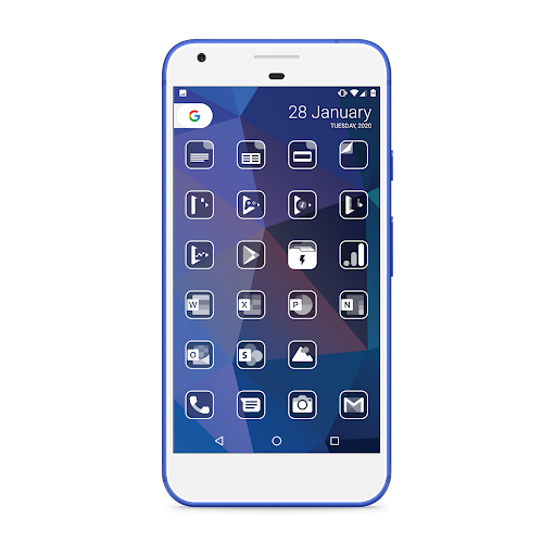 Monoic SQ White Icon Pack Screen 2