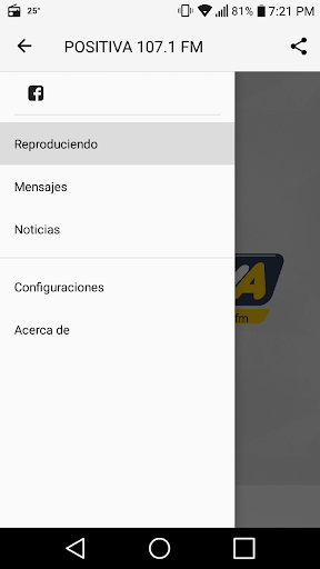 Radio Positiva 107.1 FM Screen 2