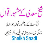Hakayat-e-Sheikh Saadi-Sunehray Aqwal