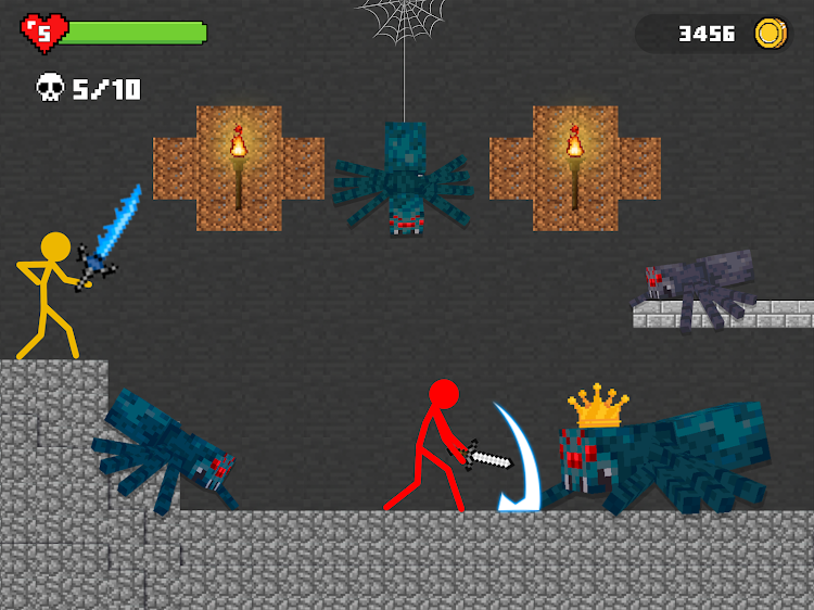 Stickman Battle in Craft World by stick hunter - (Android Games) — AppAgg