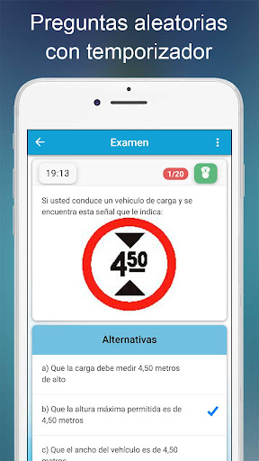 Simulador examen teórico 2024 Screen 3