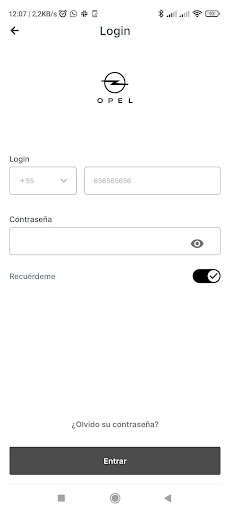 Android application SDS OPEL screenshort