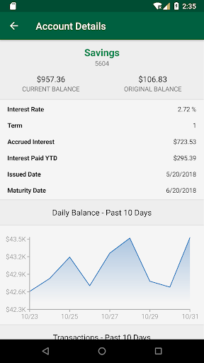 Android application PGB Treasury Connect Mobile screenshort