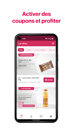 Aperçu de l'application